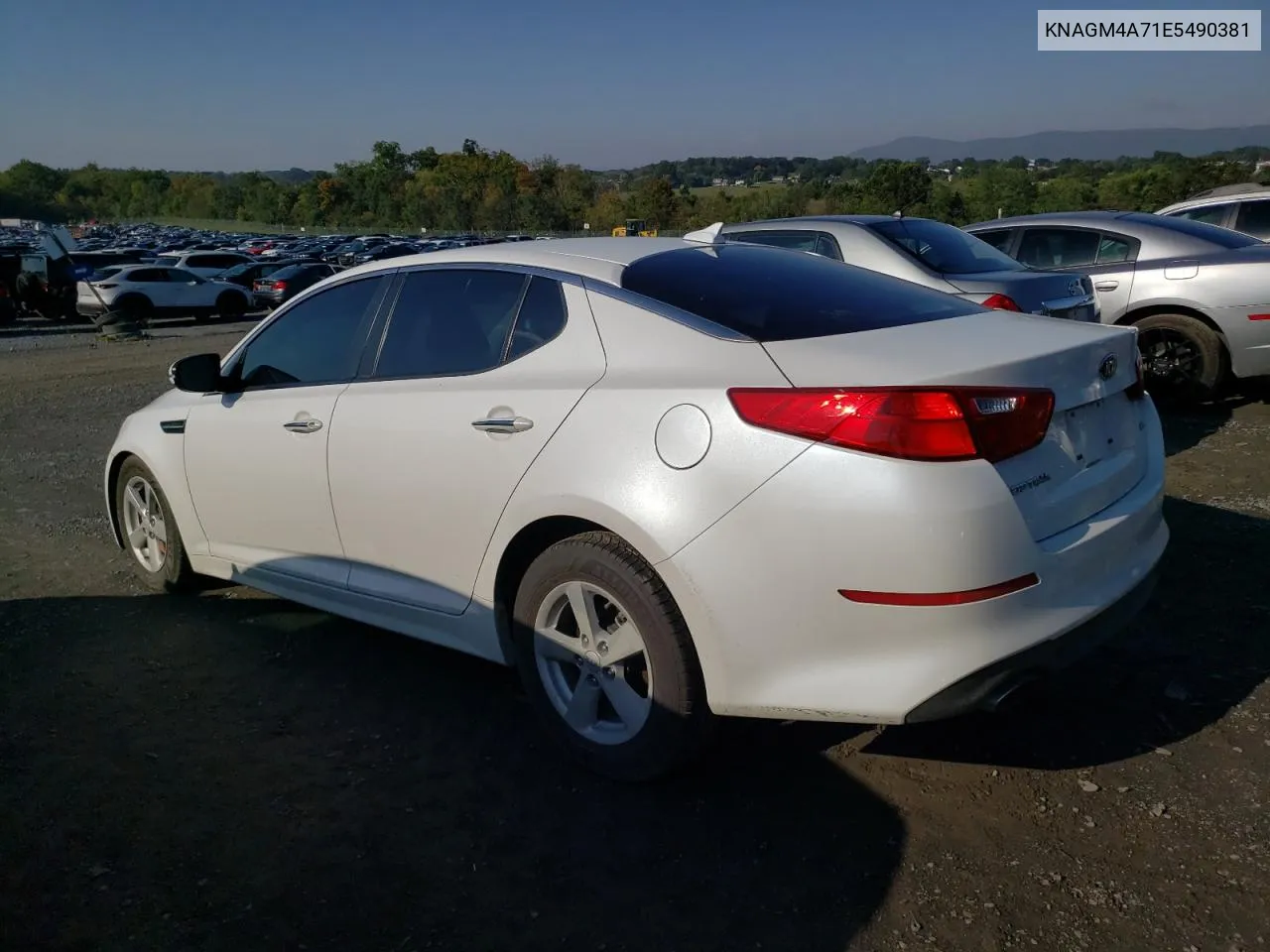 2014 Kia Optima Lx VIN: KNAGM4A71E5490381 Lot: 74506564