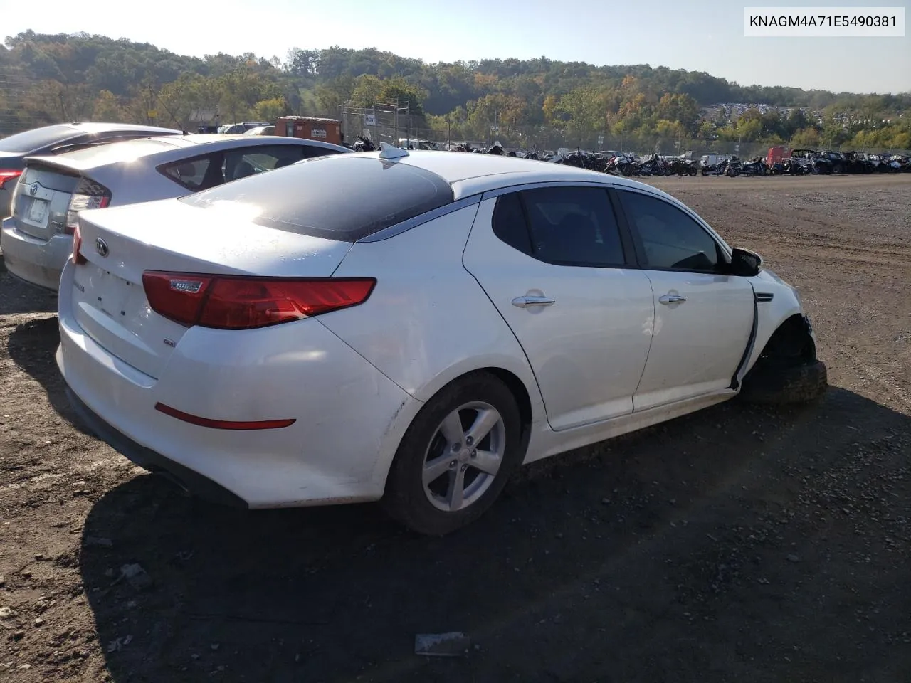 2014 Kia Optima Lx VIN: KNAGM4A71E5490381 Lot: 74506564