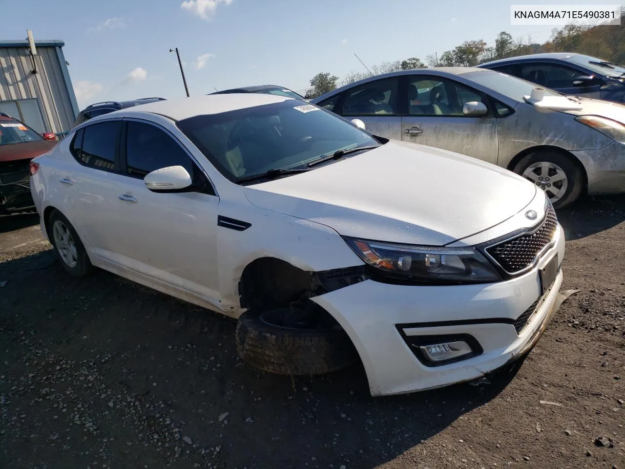 2014 Kia Optima Lx VIN: KNAGM4A71E5490381 Lot: 74506564