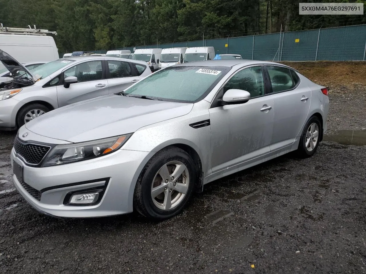 5XXGM4A76EG297691 2014 Kia Optima Lx