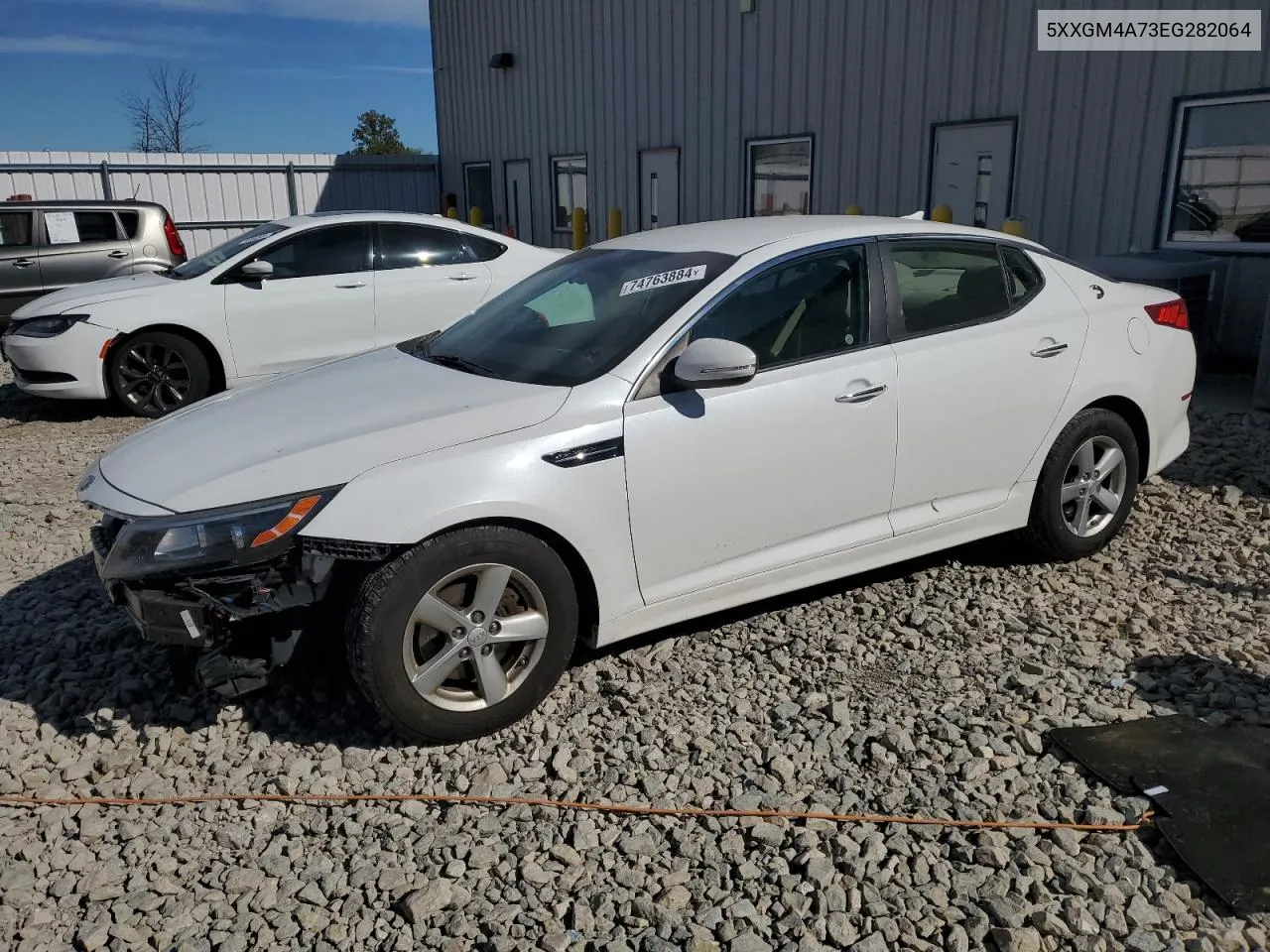 2014 Kia Optima Lx VIN: 5XXGM4A73EG282064 Lot: 74763884