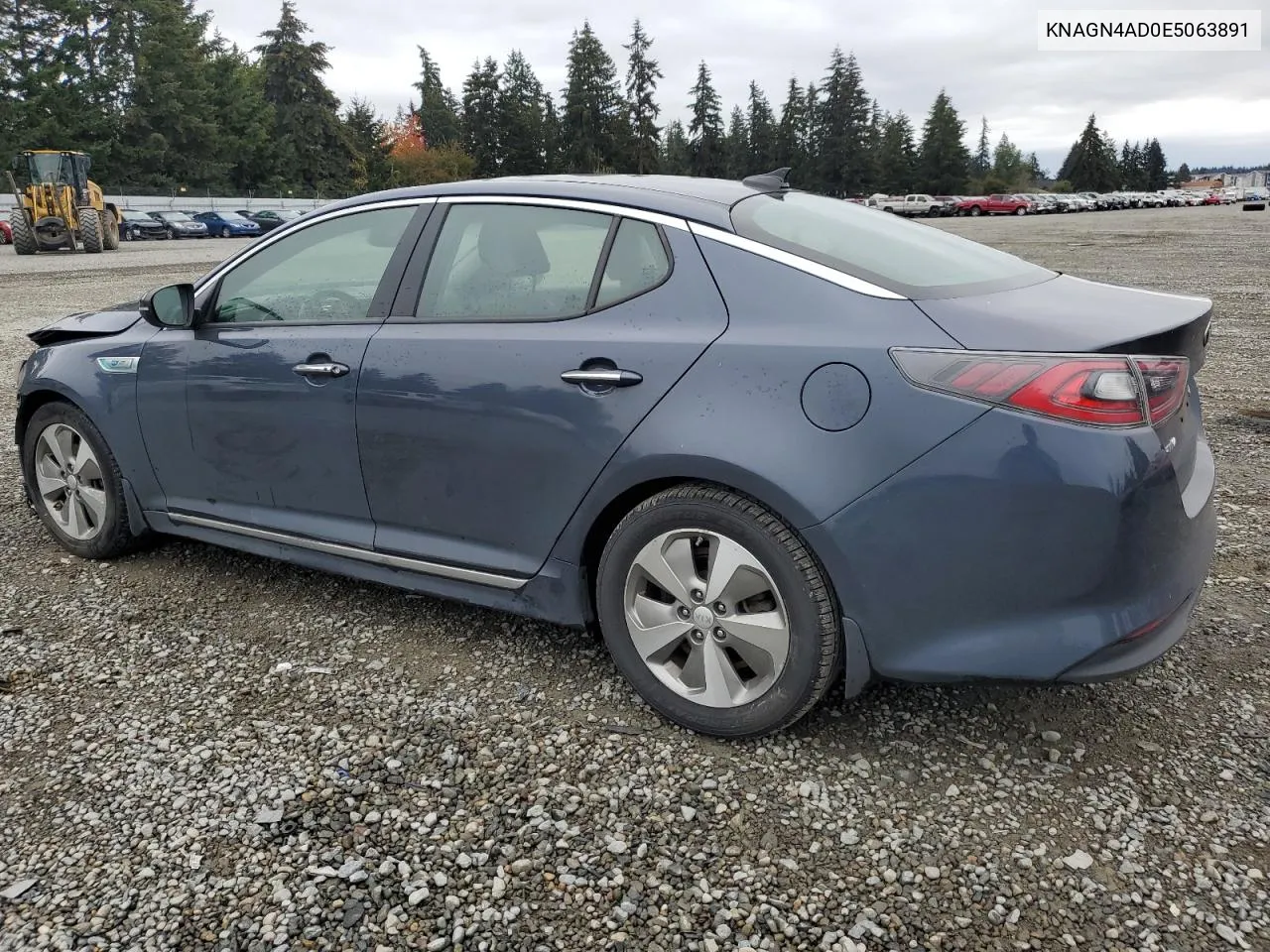 2014 Kia Optima Hybrid VIN: KNAGN4AD0E5063891 Lot: 74816874