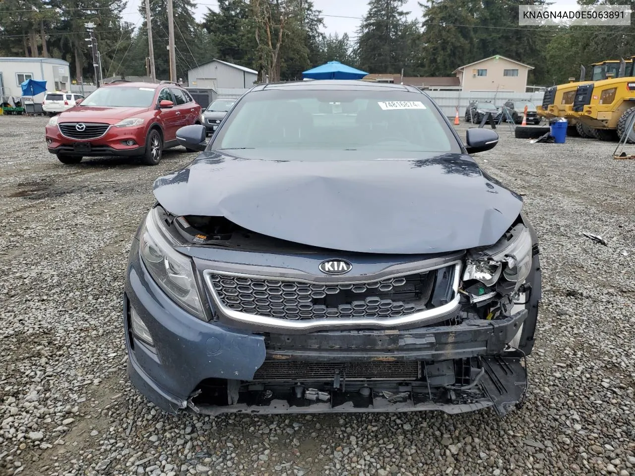 KNAGN4AD0E5063891 2014 Kia Optima Hybrid