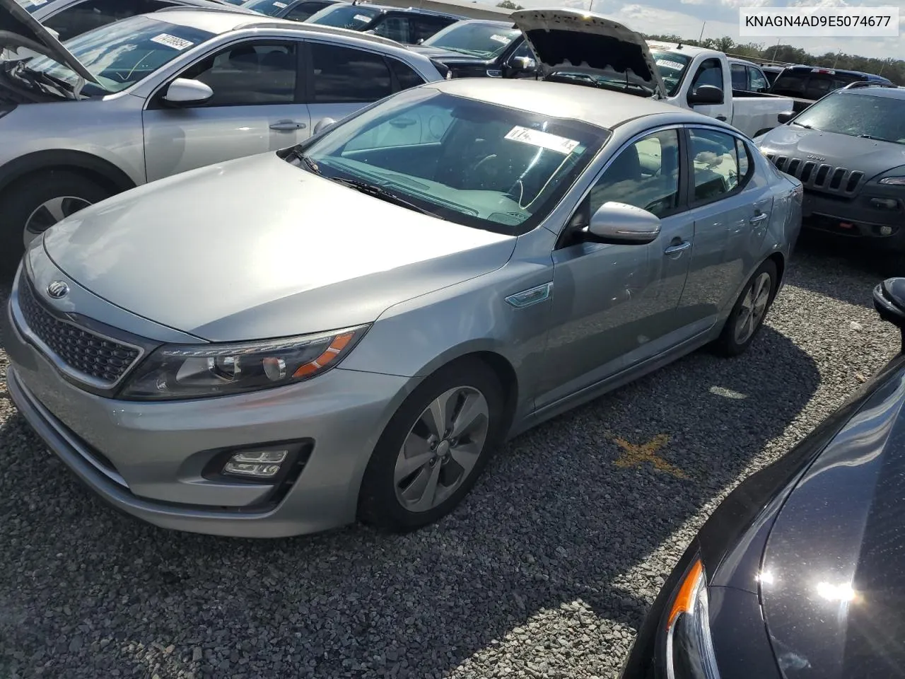 KNAGN4AD9E5074677 2014 Kia Optima Hybrid