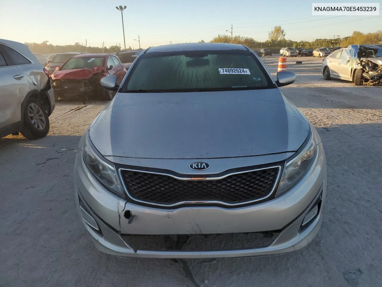 2014 Kia Optima Lx VIN: KNAGM4A70E5453239 Lot: 74892624