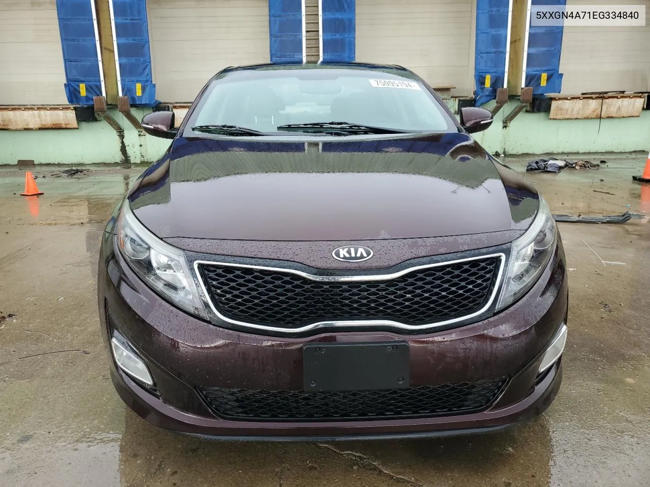 2014 Kia Optima Ex VIN: 5XXGN4A71EG334840 Lot: 75095194