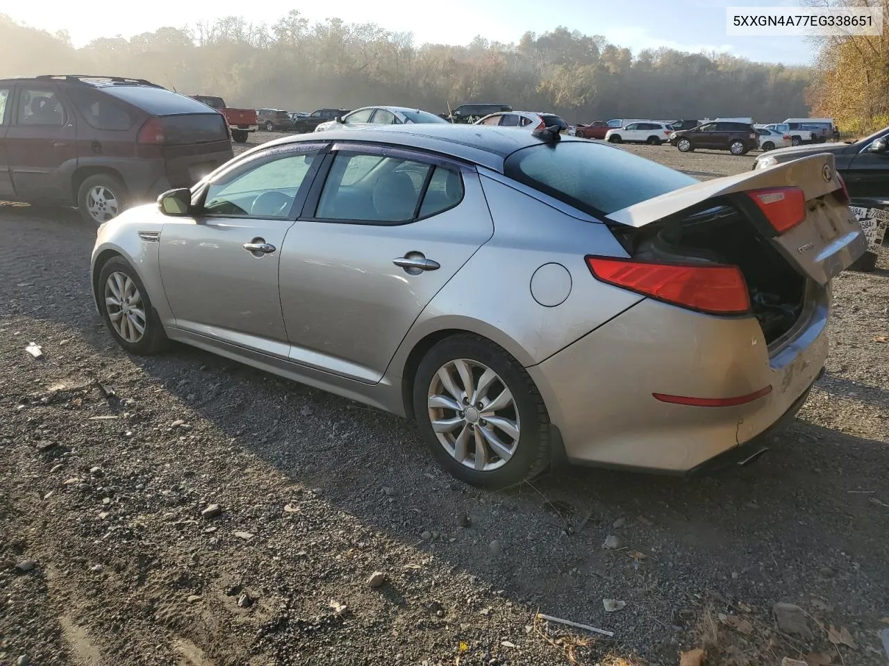 2014 Kia Optima Ex VIN: 5XXGN4A77EG338651 Lot: 75097004