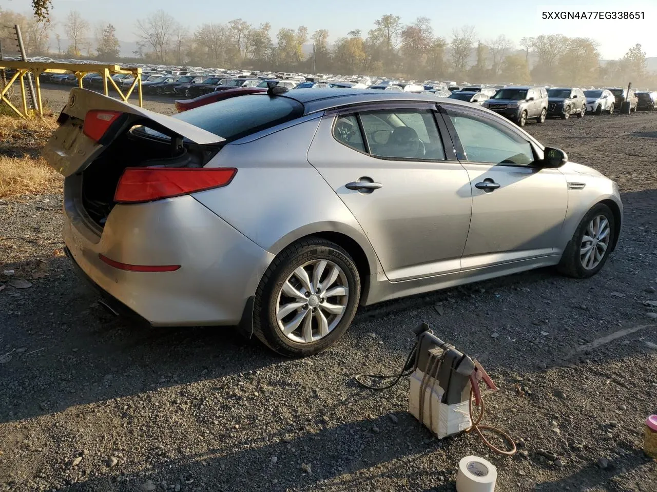 2014 Kia Optima Ex VIN: 5XXGN4A77EG338651 Lot: 75097004