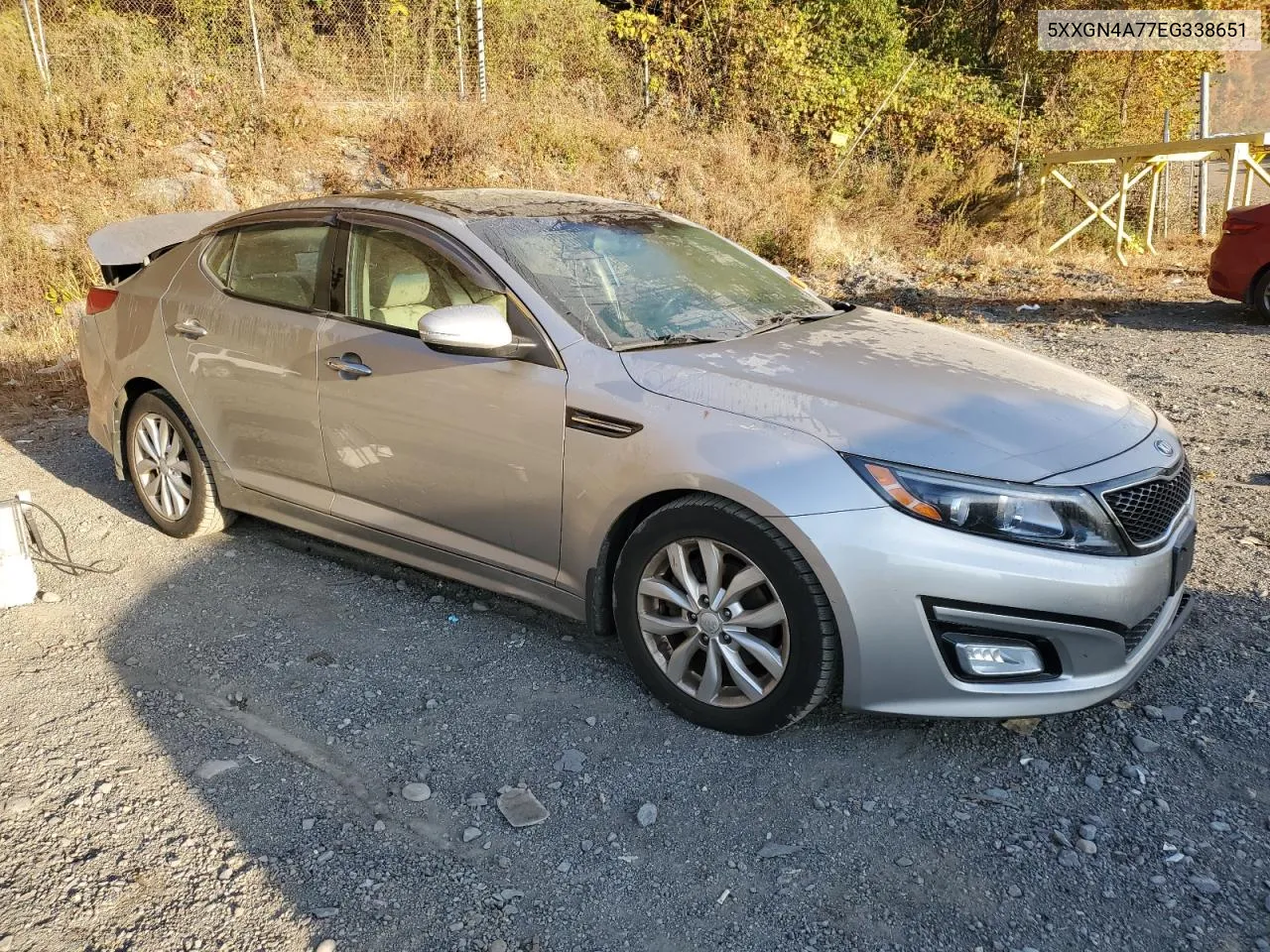 2014 Kia Optima Ex VIN: 5XXGN4A77EG338651 Lot: 75097004