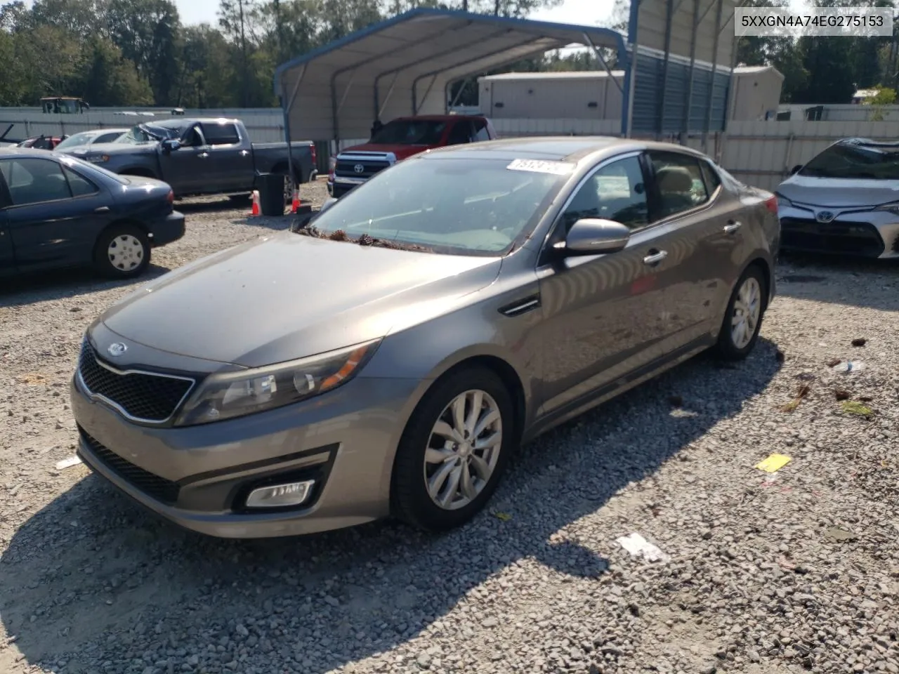 5XXGN4A74EG275153 2014 Kia Optima Ex