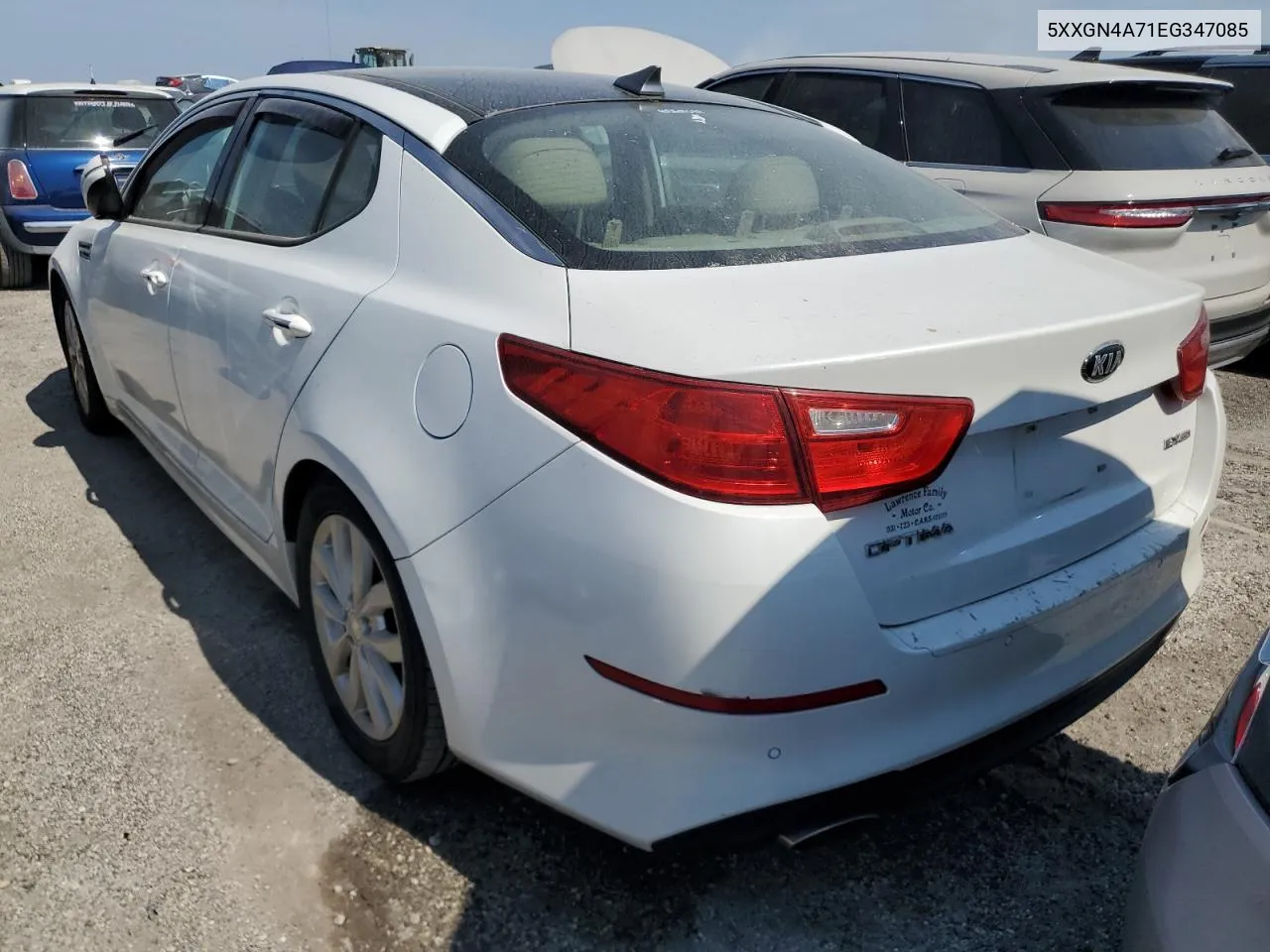 2014 Kia Optima Ex VIN: 5XXGN4A71EG347085 Lot: 75231574