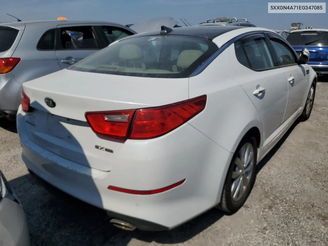 5XXGN4A71EG347085 2014 Kia Optima Ex