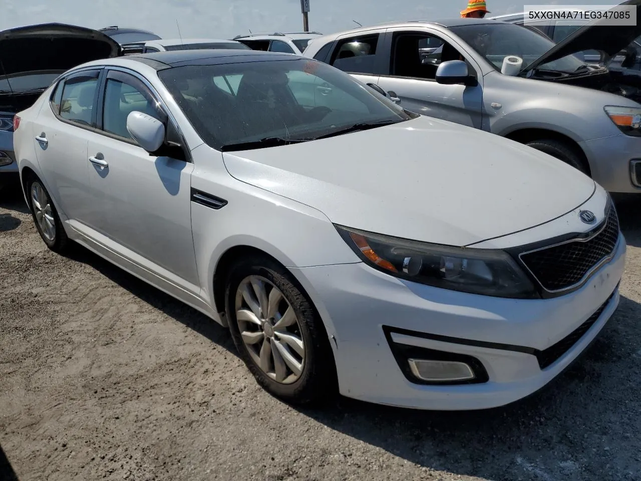 5XXGN4A71EG347085 2014 Kia Optima Ex