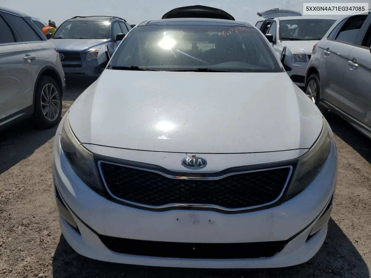 5XXGN4A71EG347085 2014 Kia Optima Ex