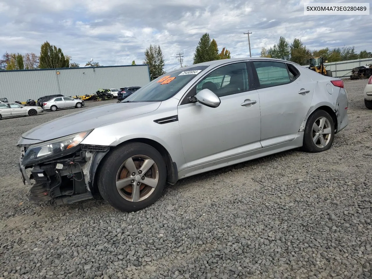 2014 Kia Optima Lx VIN: 5XXGM4A73EG280489 Lot: 75488954