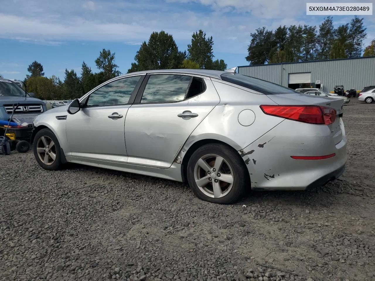 5XXGM4A73EG280489 2014 Kia Optima Lx