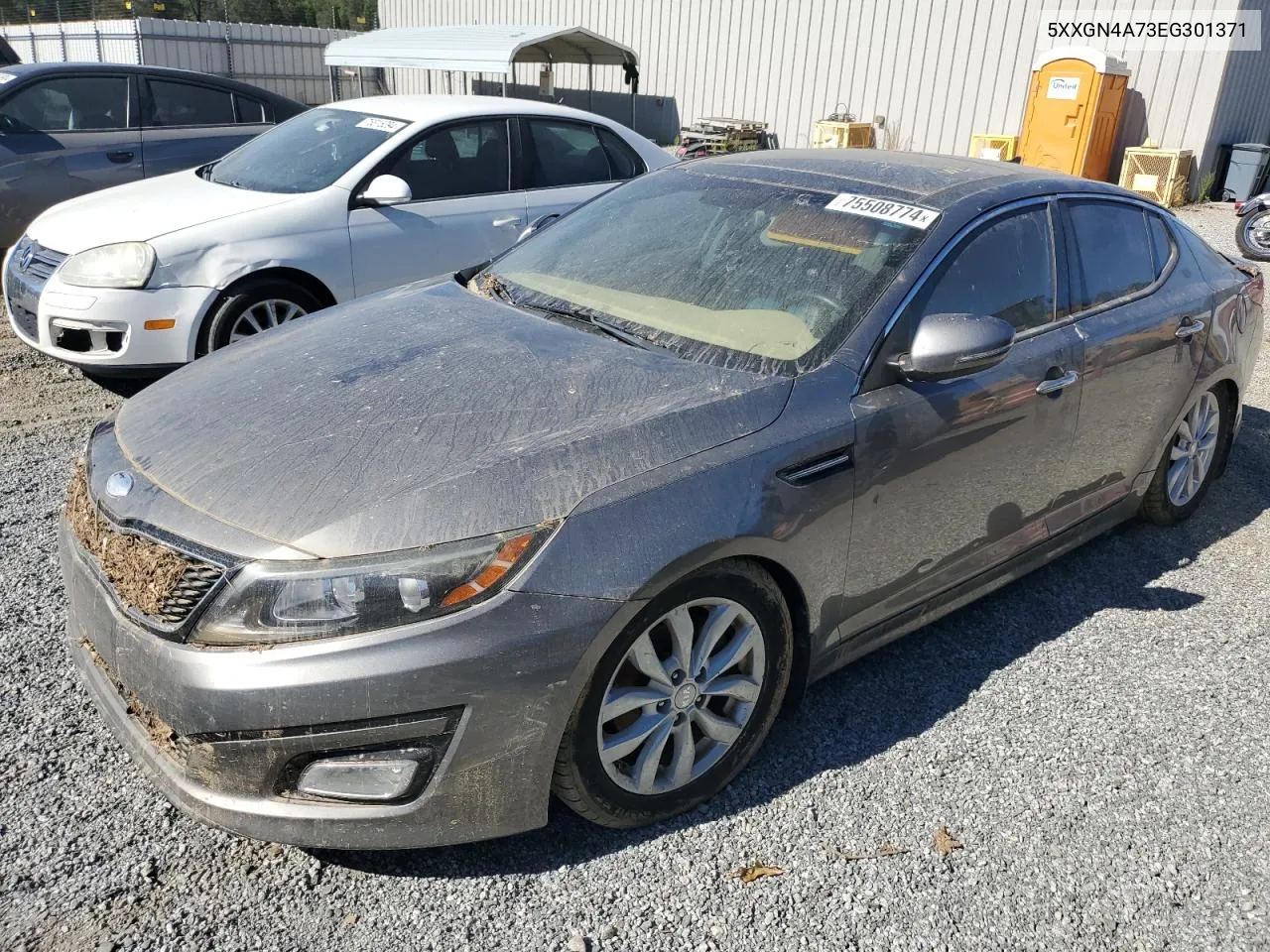 5XXGN4A73EG301371 2014 Kia Optima Ex