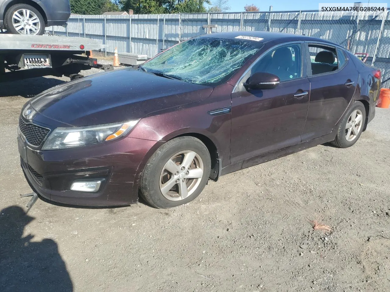 2014 Kia Optima Lx VIN: 5XXGM4A79EG285244 Lot: 75675294