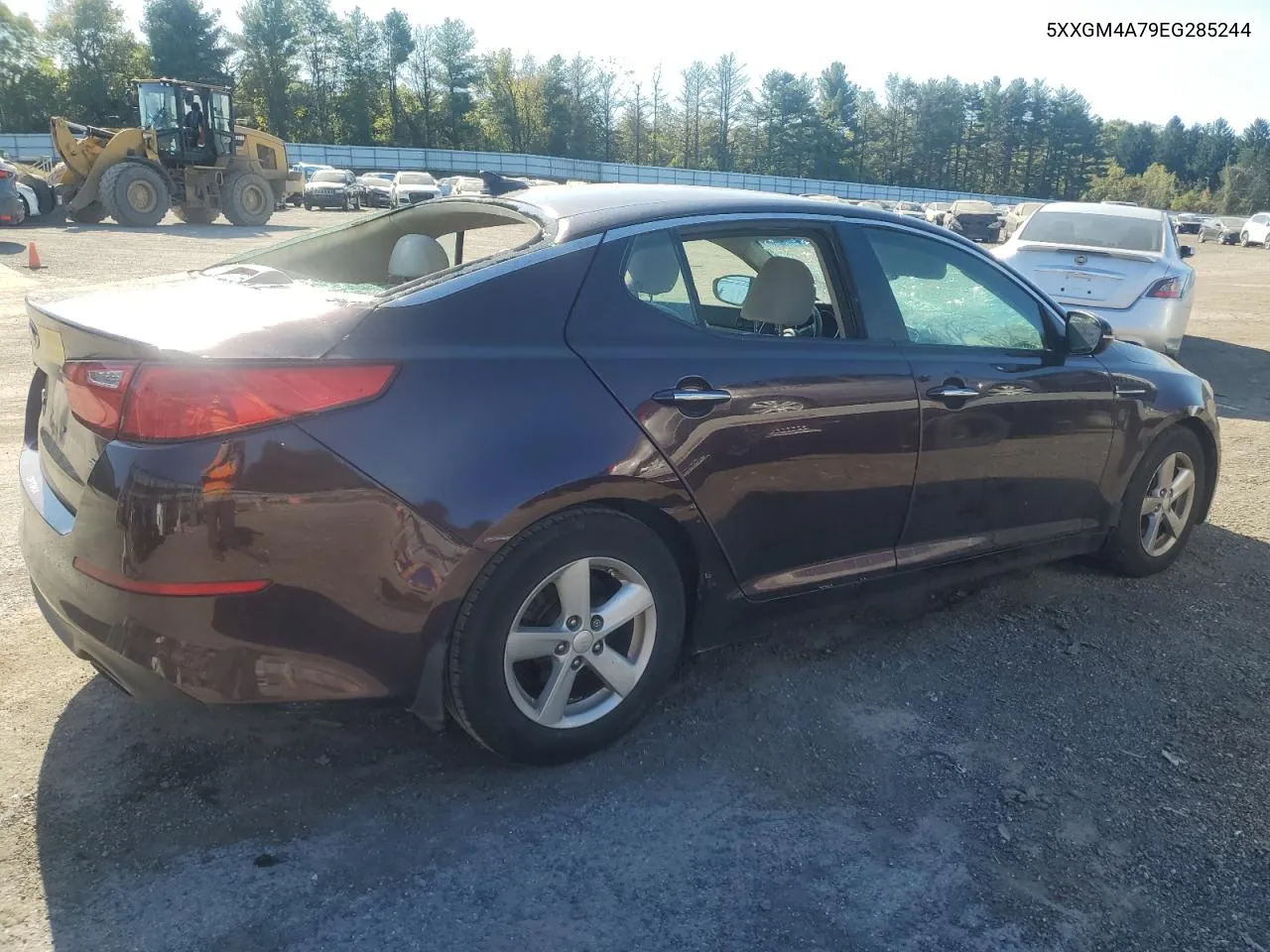 2014 Kia Optima Lx VIN: 5XXGM4A79EG285244 Lot: 75675294