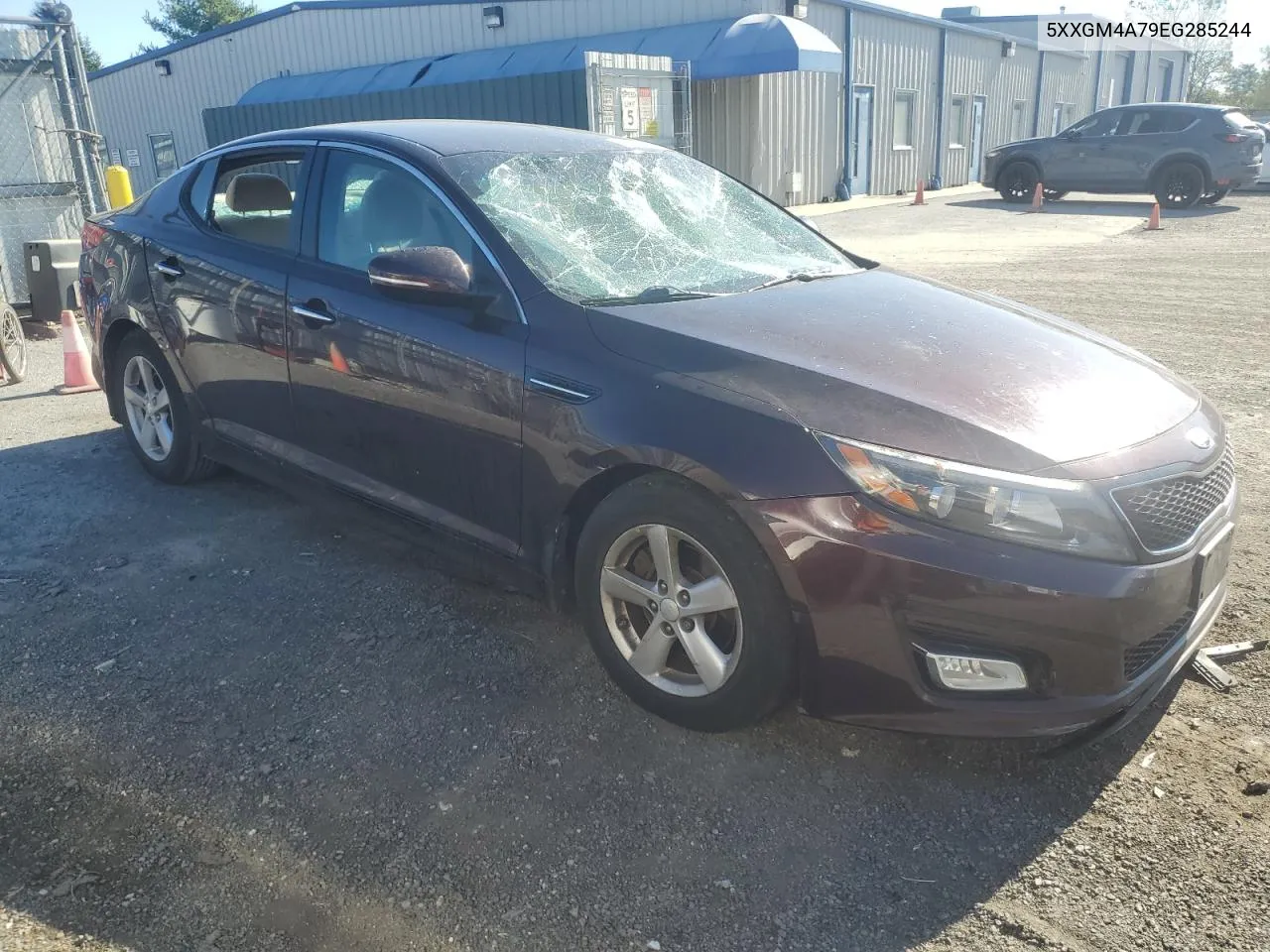 2014 Kia Optima Lx VIN: 5XXGM4A79EG285244 Lot: 75675294