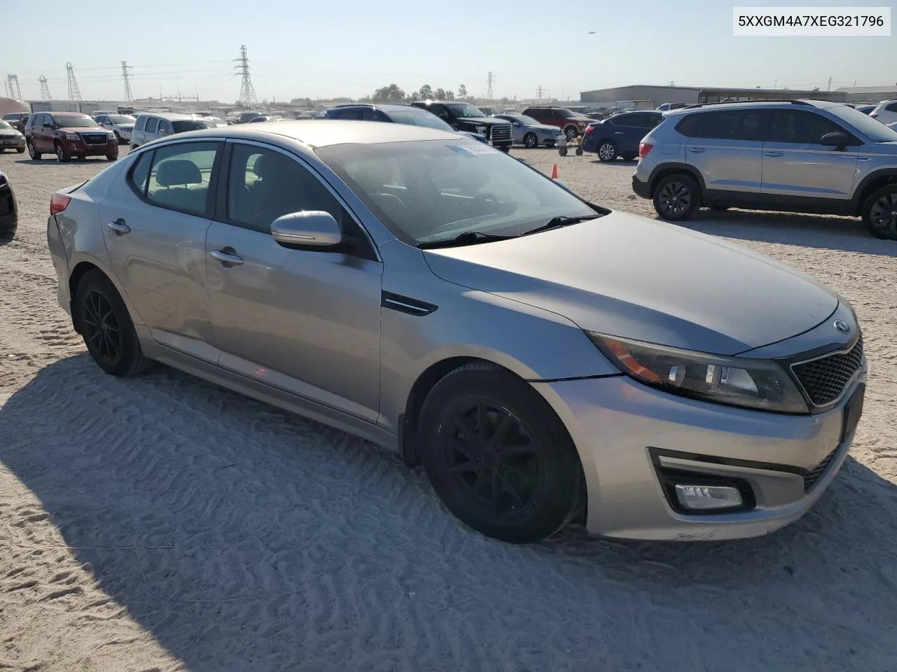 2014 Kia Optima Lx VIN: 5XXGM4A7XEG321796 Lot: 75843974