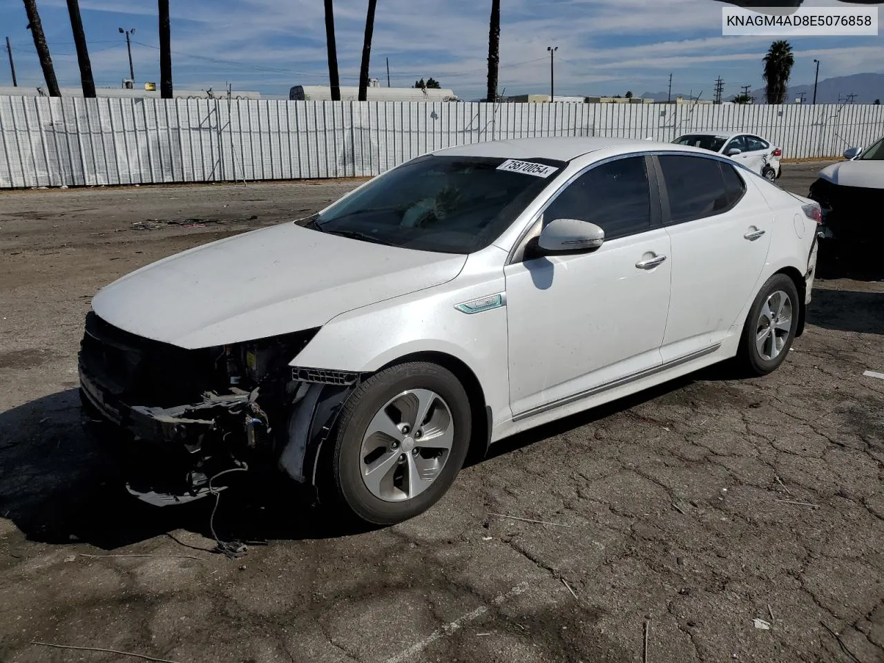 KNAGM4AD8E5076858 2014 Kia Optima Hybrid