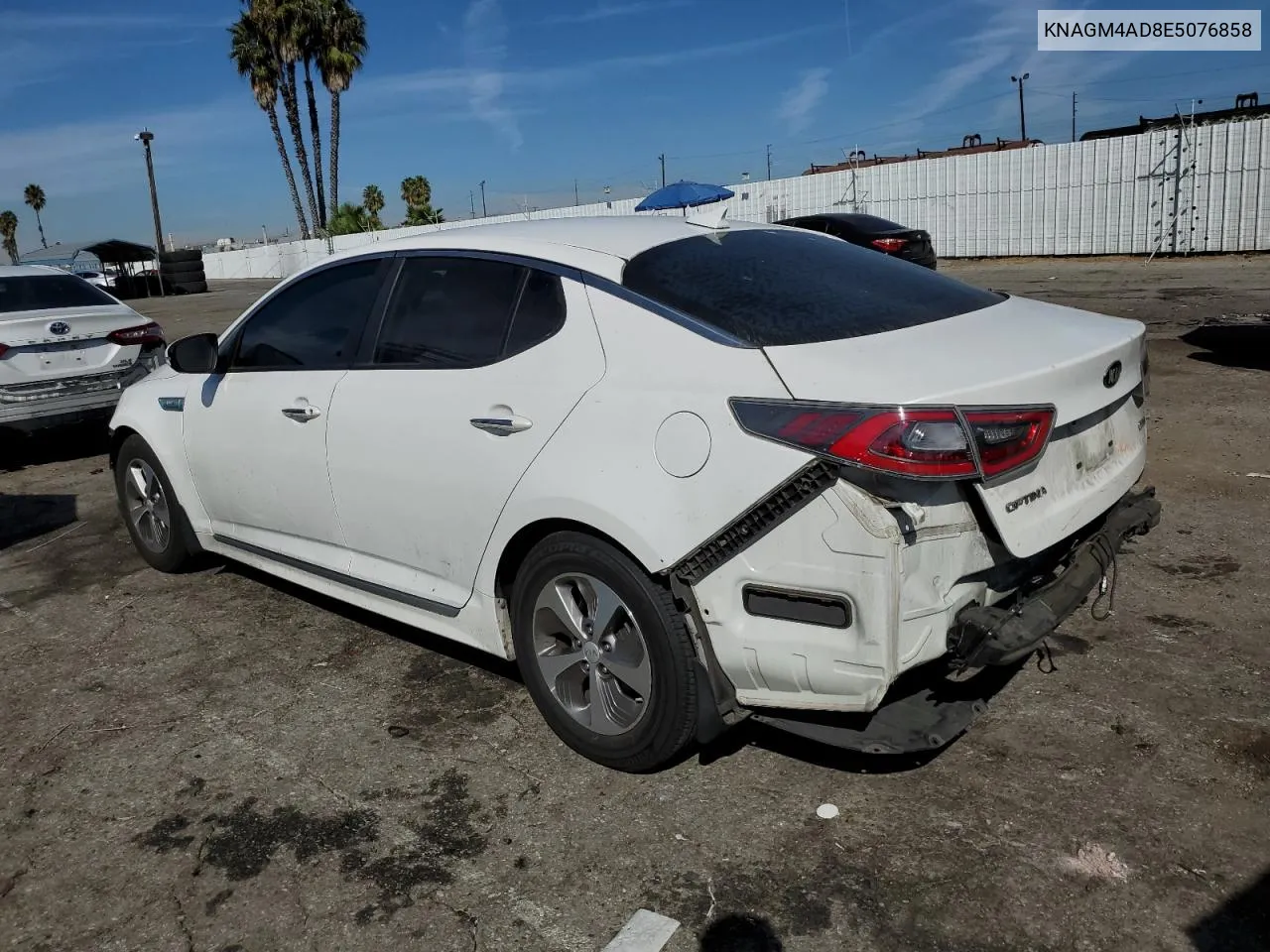 KNAGM4AD8E5076858 2014 Kia Optima Hybrid