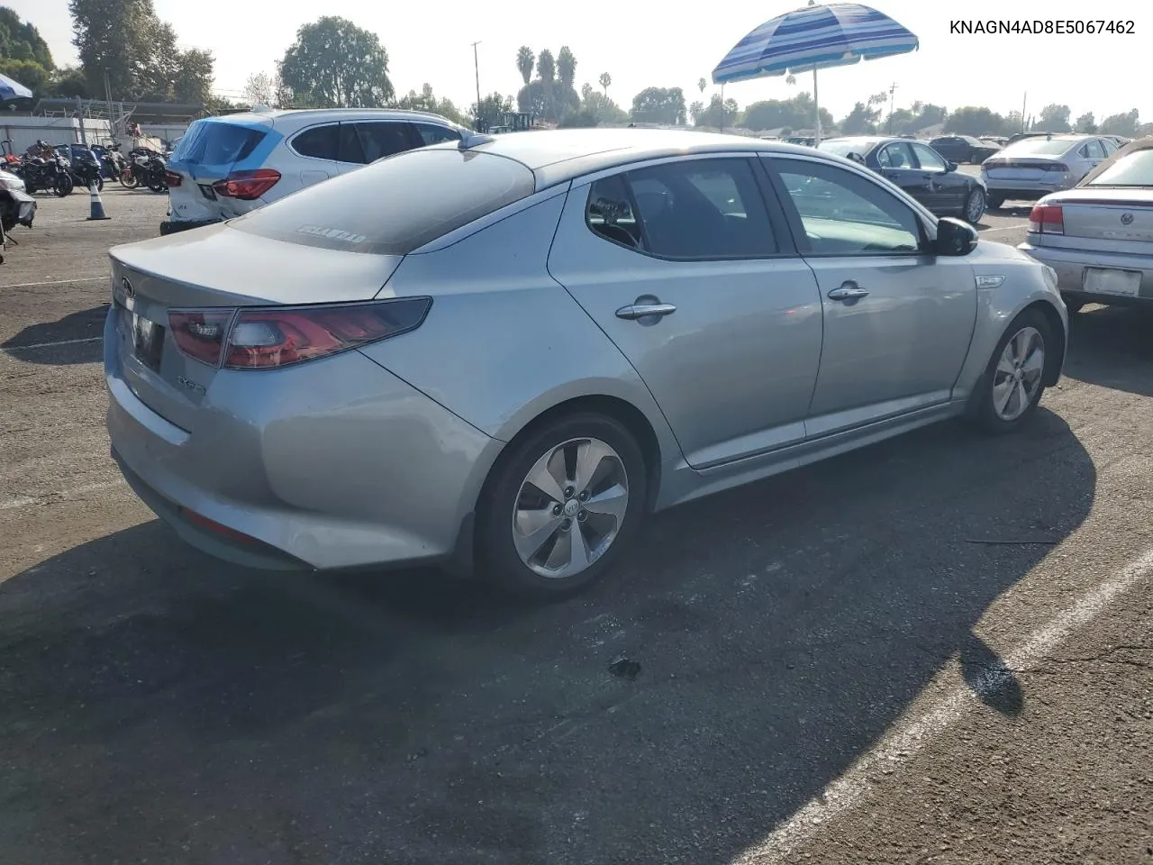 2014 Kia Optima Hybrid VIN: KNAGN4AD8E5067462 Lot: 75878414