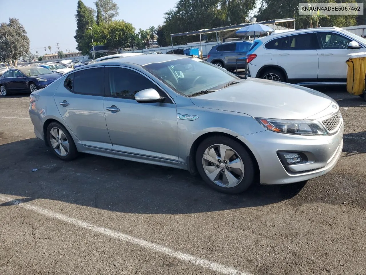 2014 Kia Optima Hybrid VIN: KNAGN4AD8E5067462 Lot: 75878414