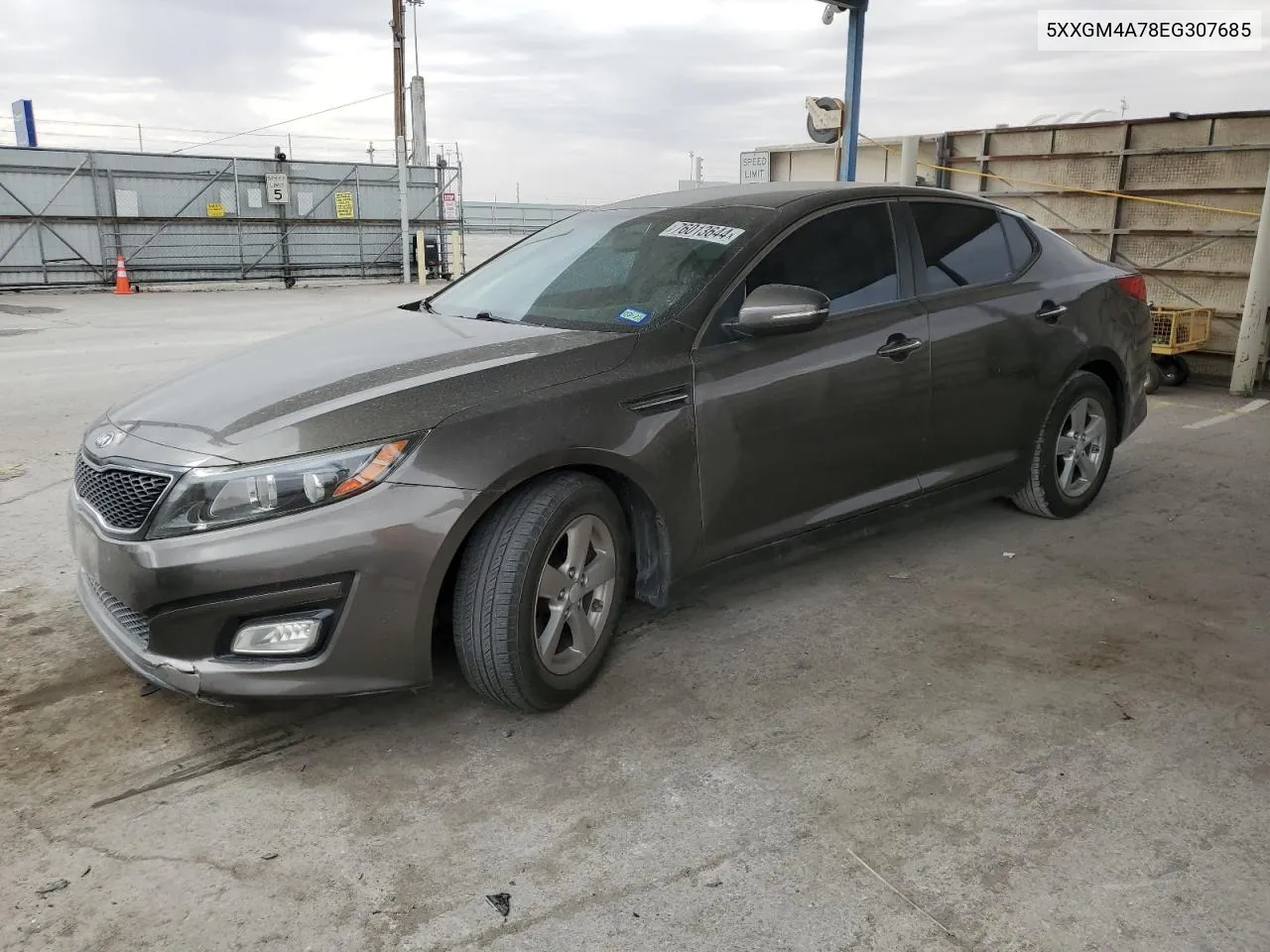 2014 Kia Optima Lx VIN: 5XXGM4A78EG307685 Lot: 76013644