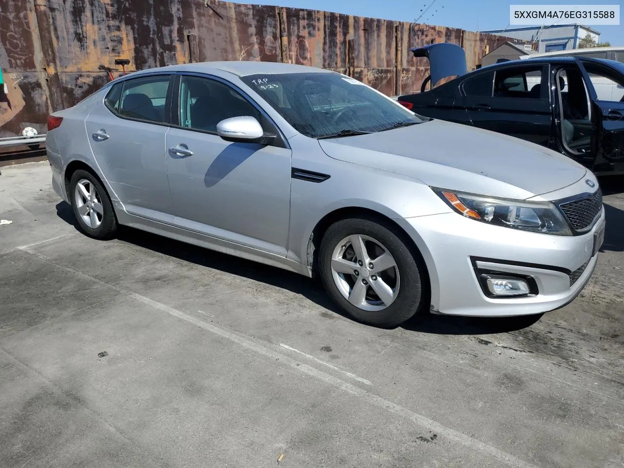 2014 Kia Optima Lx VIN: 5XXGM4A76EG315588 Lot: 76061614