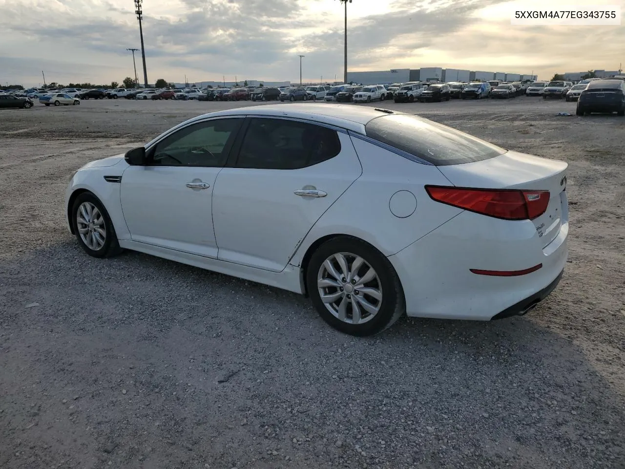 2014 Kia Optima Lx VIN: 5XXGM4A77EG343755 Lot: 76236614