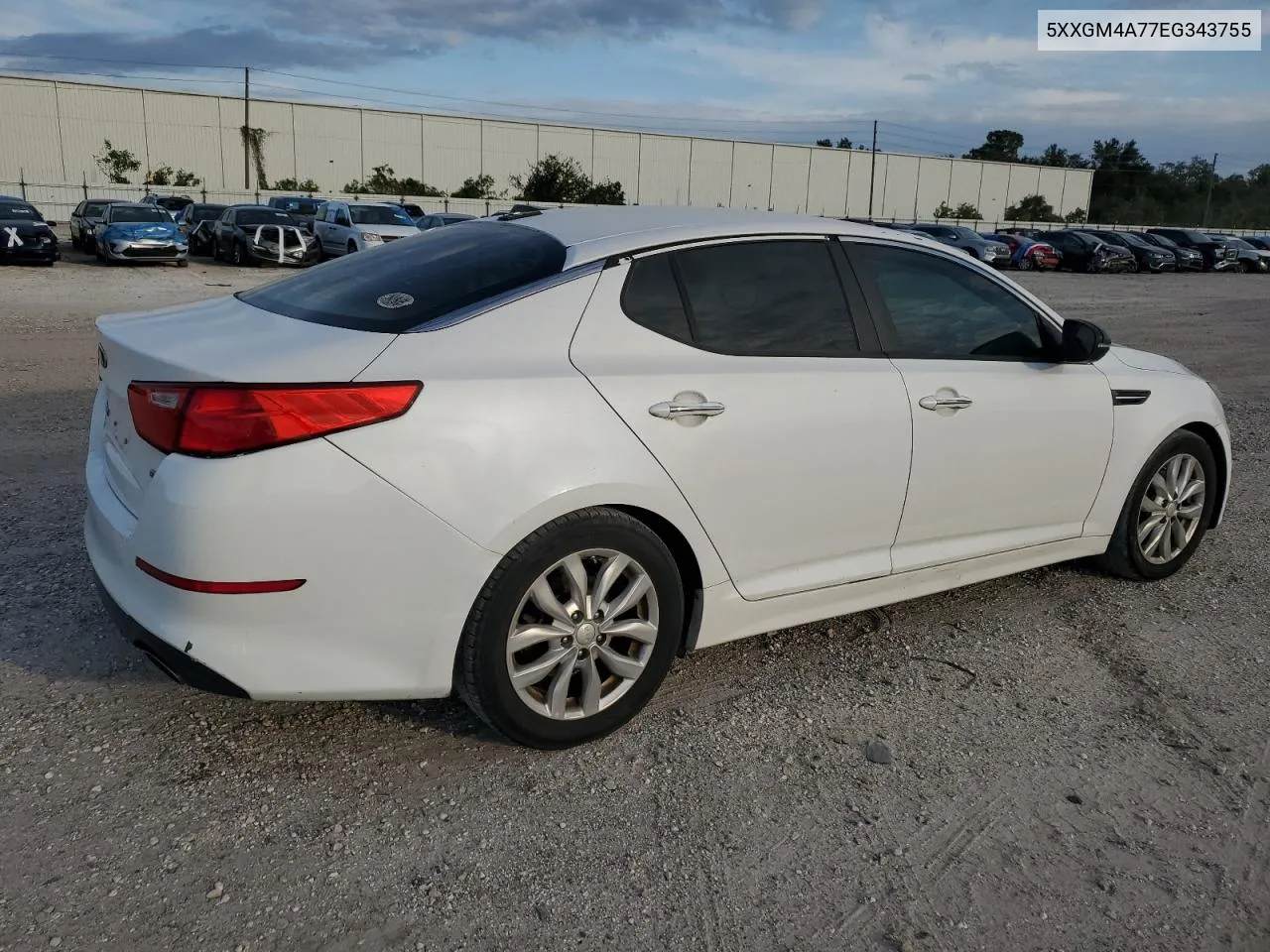 2014 Kia Optima Lx VIN: 5XXGM4A77EG343755 Lot: 76236614