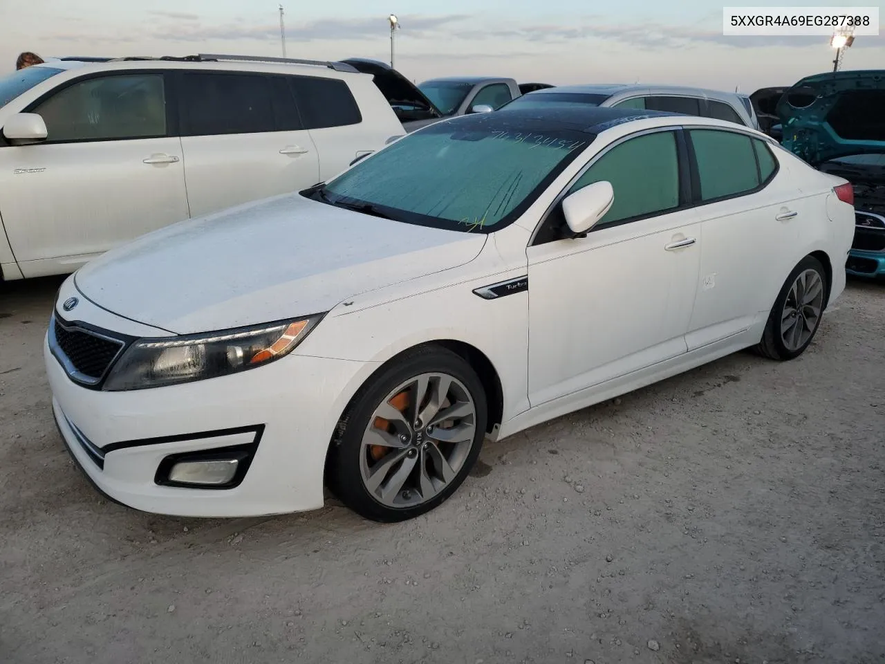 2014 Kia Optima Sx VIN: 5XXGR4A69EG287388 Lot: 76313454