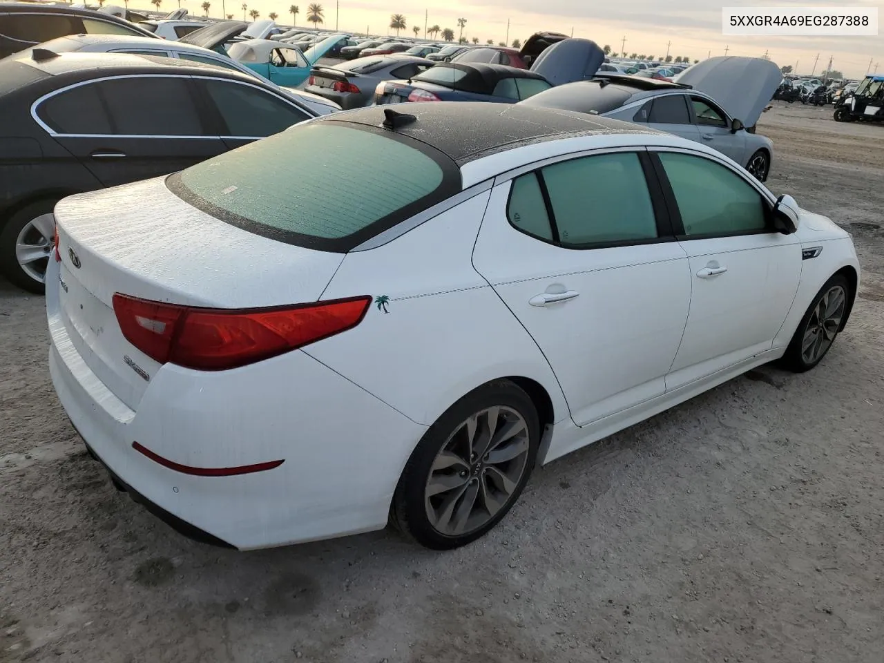 2014 Kia Optima Sx VIN: 5XXGR4A69EG287388 Lot: 76313454