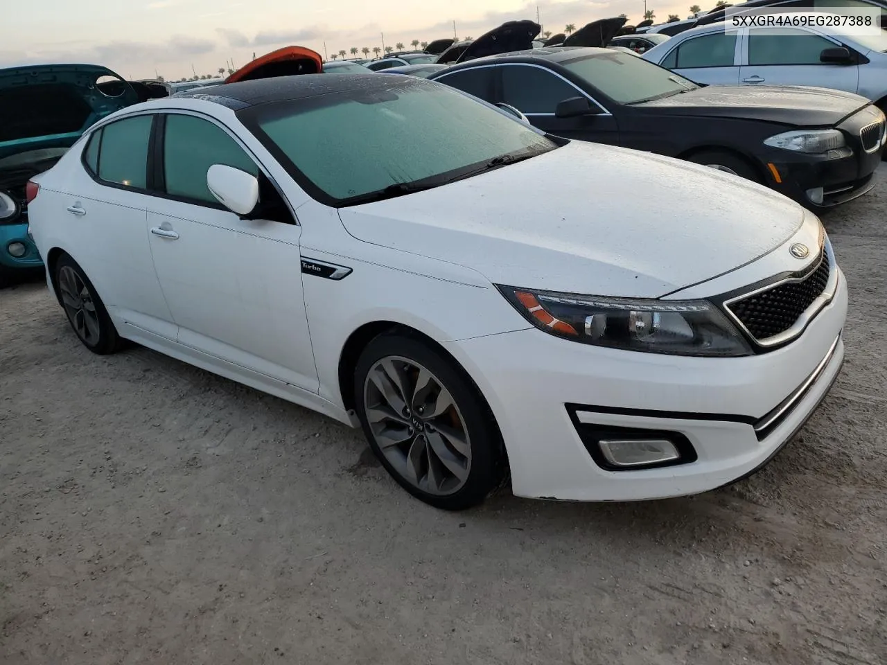 2014 Kia Optima Sx VIN: 5XXGR4A69EG287388 Lot: 76313454