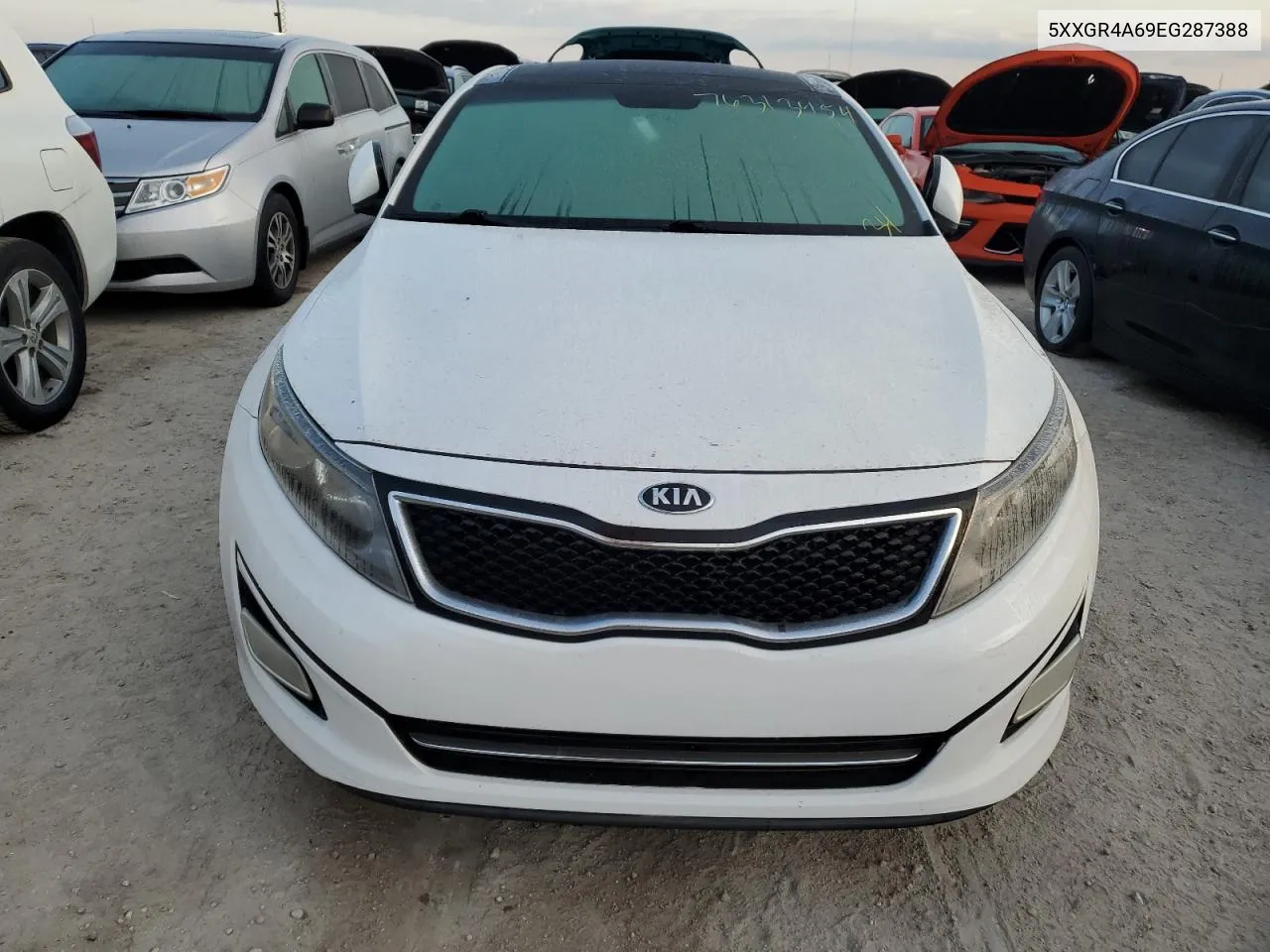 2014 Kia Optima Sx VIN: 5XXGR4A69EG287388 Lot: 76313454