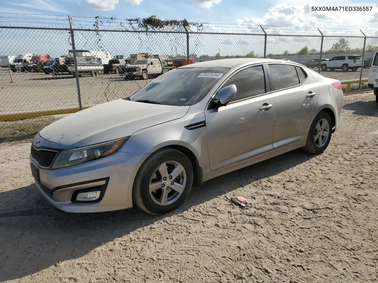 2014 Kia Optima Lx VIN: 5XXGM4A71EG336557 Lot: 76325284