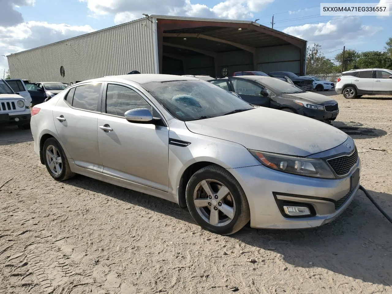 2014 Kia Optima Lx VIN: 5XXGM4A71EG336557 Lot: 76325284