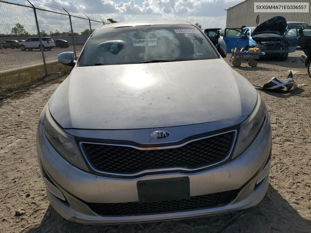 2014 Kia Optima Lx VIN: 5XXGM4A71EG336557 Lot: 76325284