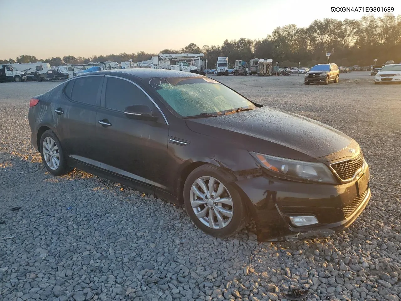 2014 Kia Optima Ex VIN: 5XXGN4A71EG301689 Lot: 76333394