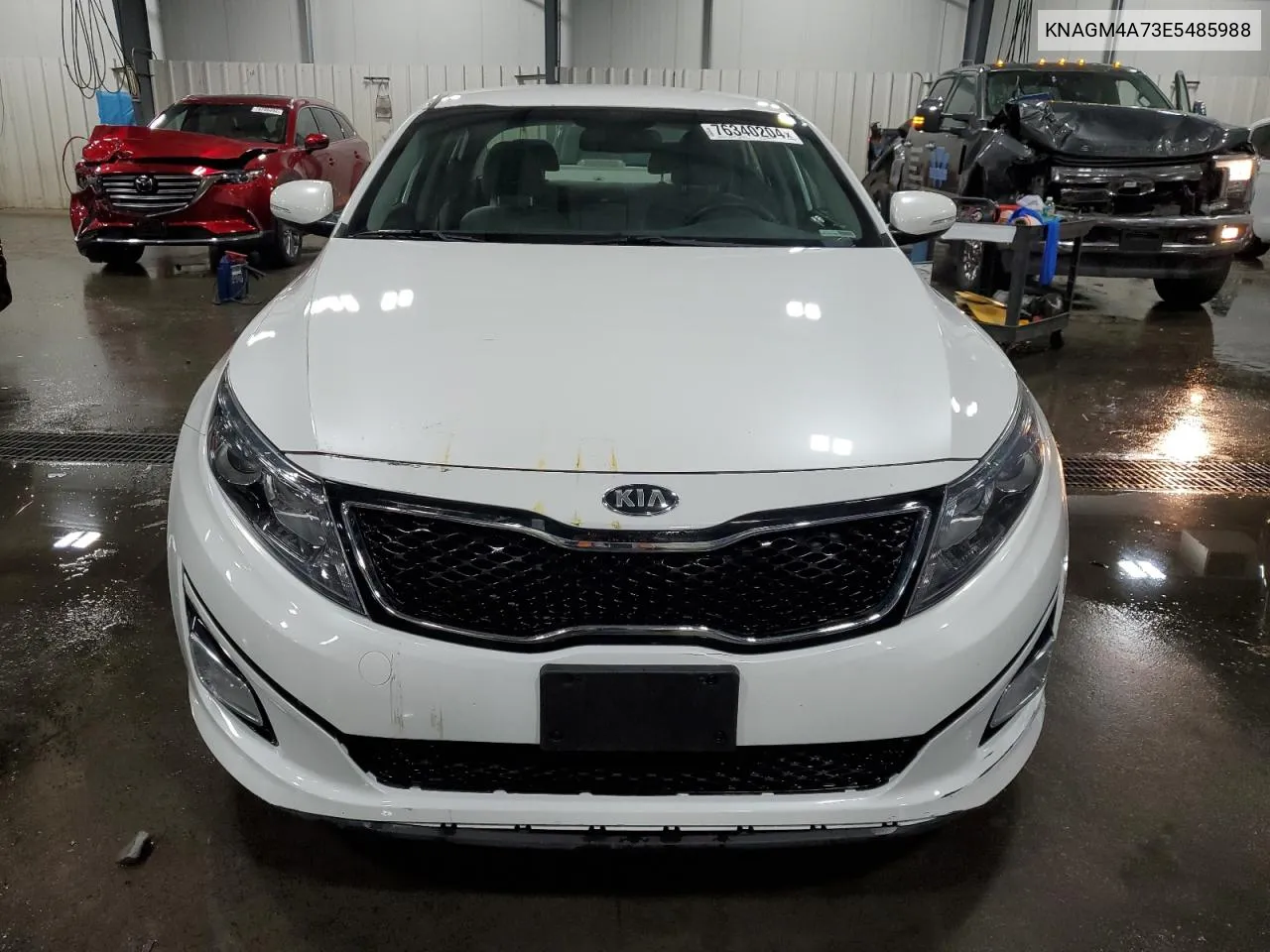 2014 Kia Optima Lx VIN: KNAGM4A73E5485988 Lot: 76340204