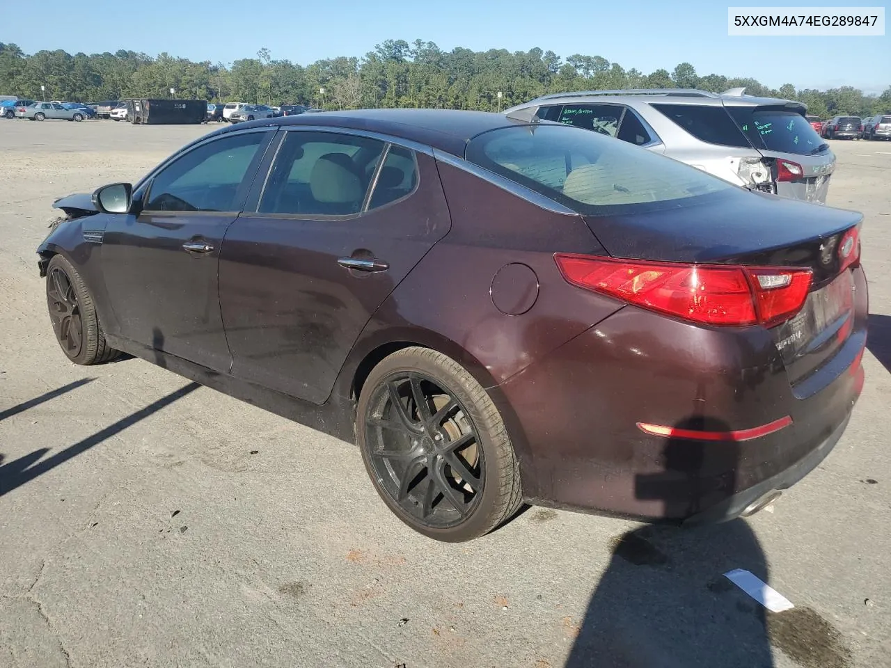 2014 Kia Optima Lx VIN: 5XXGM4A74EG289847 Lot: 76551384