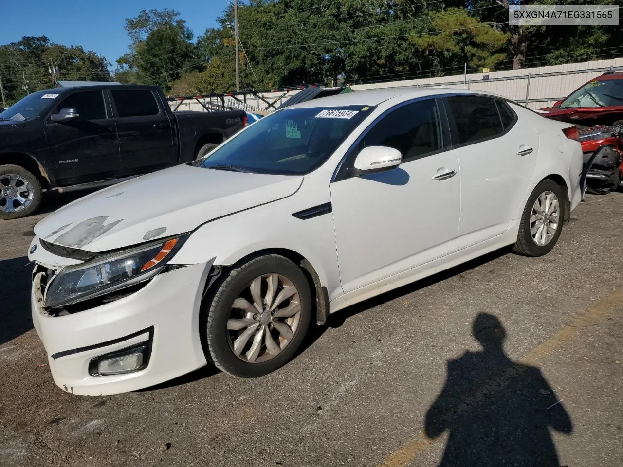 2014 Kia Optima Ex VIN: 5XXGN4A71EG331565 Lot: 76675934