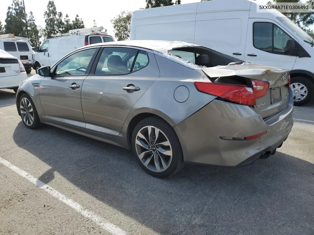 2014 Kia Optima Sx VIN: 5XXGR4A71EG306492 Lot: 76703624