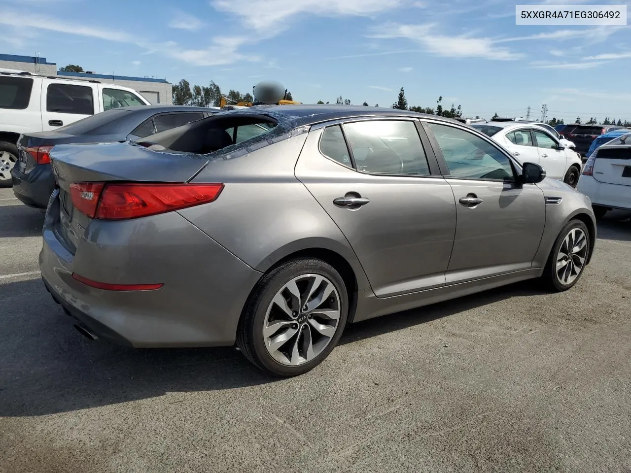 2014 Kia Optima Sx VIN: 5XXGR4A71EG306492 Lot: 76703624