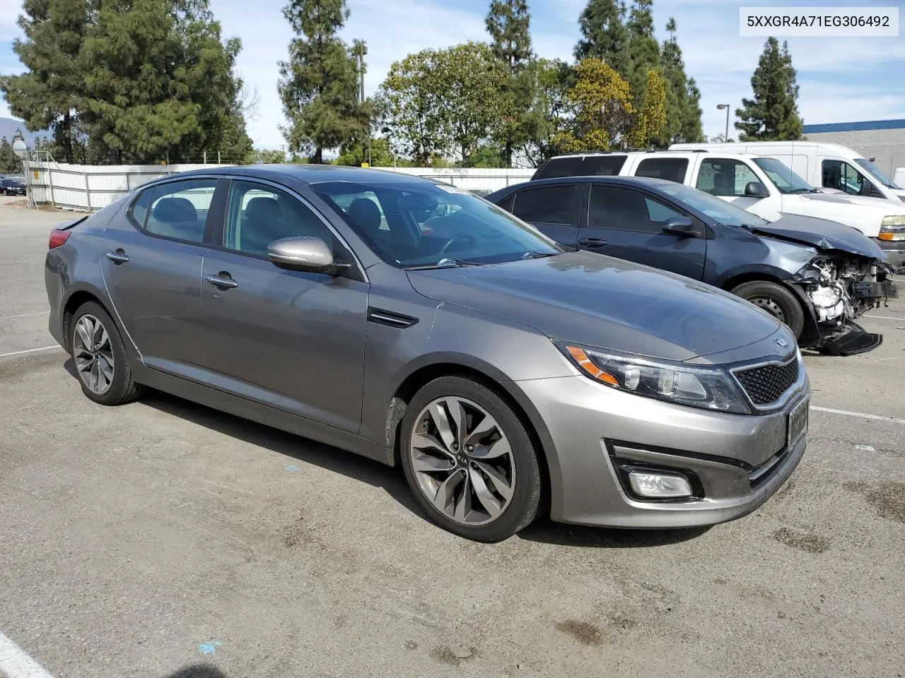 2014 Kia Optima Sx VIN: 5XXGR4A71EG306492 Lot: 76703624