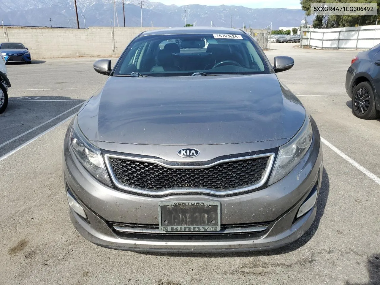 2014 Kia Optima Sx VIN: 5XXGR4A71EG306492 Lot: 76703624