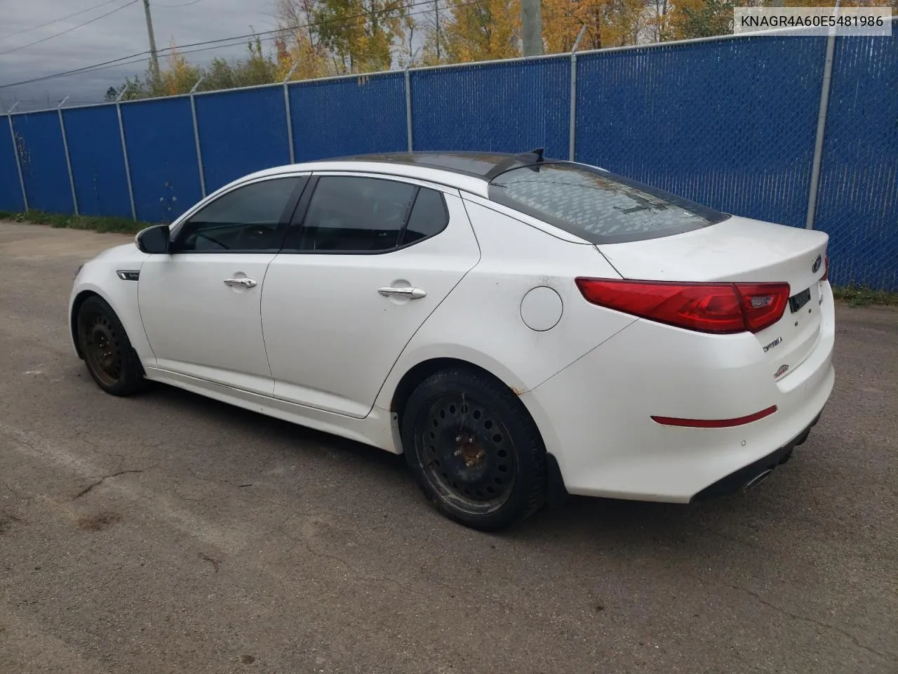 KNAGR4A60E5481986 2014 Kia Optima Sx