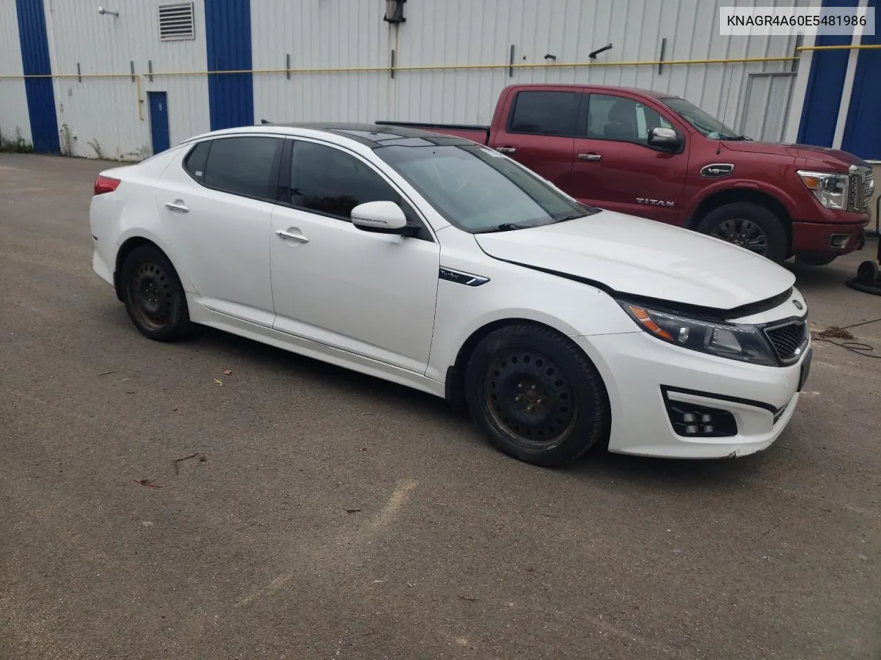 2014 Kia Optima Sx VIN: KNAGR4A60E5481986 Lot: 76877334